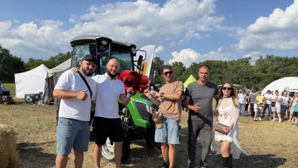 A farmer from Odessa region won a SPIKE TK604 tractor on the All-Ukrainian Farmer's Day