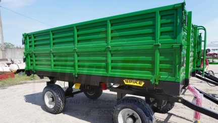 Agro Kar has launched mass production of Spike 2PTS-4 tractor trailers