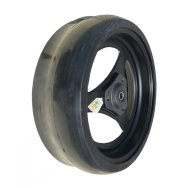 Колесо опорне з вирізом з пластиковою ступицею 4,5”x16” SHOUP AA86055, A66604 AA66599