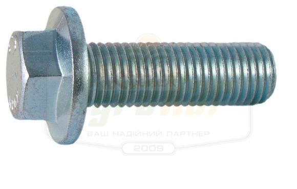 Болт М8х60 DIN 6921 з шест. гл. та шайбою fl Zn 10.9 - фото 1 Болт М8х60 DIN 6921 з шест. гл. та шайбою fl Zn 10.9 - фото 1