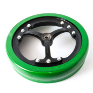 Spoke wheel 400x114 with polyurethane tire AG2064U